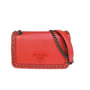 Pre-owned Leather prada-bags Prada Vintage , Red , Dames