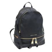 Pre-owned Leather backpacks Michael Kors Pre-owned , Black , Dames