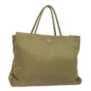 Pre-owned Nylon prada-bags Prada Vintage , Green , Dames