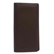 Pre-owned Leather wallets Louis Vuitton Vintage , Brown , Dames