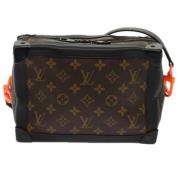 Pre-owned Canvas shoulder-bags Louis Vuitton Vintage , Brown , Dames