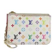 Pre-owned Canvas wallets Louis Vuitton Vintage , White , Dames