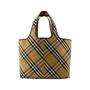 Pre-owned Cotton handbags Burberry Vintage , Beige , Dames