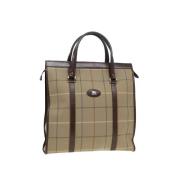 Pre-owned Canvas handbags Burberry Vintage , Beige , Dames