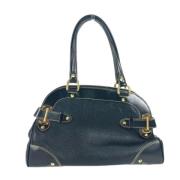 Pre-owned Leather louis-vuitton-bags Louis Vuitton Vintage , Black , D...