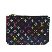 Pre-owned Canvas wallets Louis Vuitton Vintage , Black , Dames