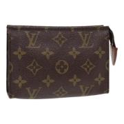 Pre-owned Canvas pouches Louis Vuitton Vintage , Brown , Dames