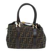 Pre-owned Canvas fendi-bags Fendi Vintage , Brown , Dames