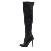 Pre-owned Leather boots Jimmy Choo Pre-owned , Black , Dames