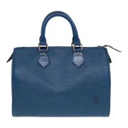 Pre-owned Leather louis-vuitton-bags Louis Vuitton Vintage , Blue , Da...