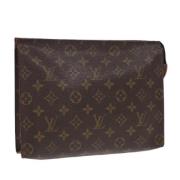 Pre-owned Canvas pouches Louis Vuitton Vintage , Brown , Dames