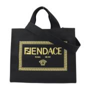 Pre-owned Canvas totes Fendi Vintage , Black , Dames