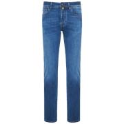 Bard Katoenmix Jeans Jacob Cohën , Blue , Heren