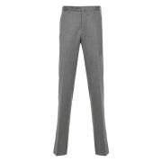 Wol Zijde Broek Zakken PT Torino , Gray , Heren