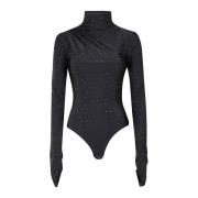 Kristallen Bodysuit voor Vrouwen Andamane , Black , Dames