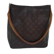 Pre-owned Canvas louis-vuitton-bags Louis Vuitton Vintage , Brown , Da...