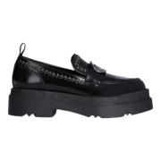 Zwarte Studs Platte Schoenen Liu Jo , Black , Dames