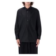 Zwarte Shirt met Koordzoom Aw24 Comme des Garçons , Black , Heren