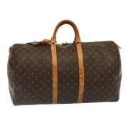 Pre-owned Canvas handbags Louis Vuitton Vintage , Brown , Dames