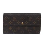 Pre-owned Canvas wallets Louis Vuitton Vintage , Brown , Dames