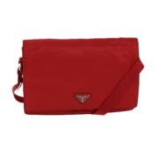 Pre-owned Nylon prada-bags Prada Vintage , Red , Dames