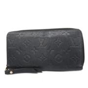 Pre-owned Fabric wallets Louis Vuitton Vintage , Black , Dames