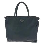 Pre-owned Canvas prada-bags Prada Vintage , Blue , Dames