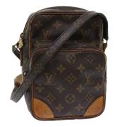 Pre-owned Canvas shoulder-bags Louis Vuitton Vintage , Brown , Dames