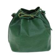 Pre-owned Leather louis-vuitton-bags Louis Vuitton Vintage , Green , D...