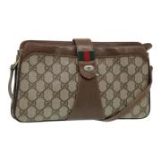 Pre-owned Leather gucci-bags Gucci Vintage , Brown , Dames