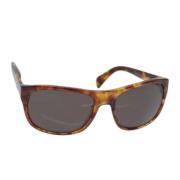 Pre-owned Stainless Steel sunglasses Prada Vintage , Brown , Dames