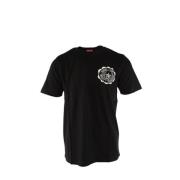 Heren Zwart T-shirt Diesel , Black , Heren