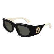 Stijlvolle zonnebril Zwart Gg1664S Gucci , Black , Dames