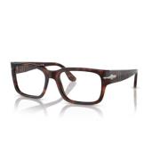 Stijlvolle zonnebril met blauwe lenzen Persol , Brown , Unisex