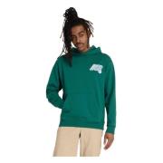 Hoodies met grafische katoenen truien New Balance , Green , Heren