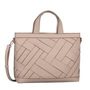 ritssluiting boodschappentas L Frida Gabor , Beige , Dames