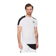 Bicolore Stretch T-shirt Puma , White , Heren