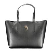 Elegante zwarte schoudertas met contrastdetails Tommy Hilfiger , Black...