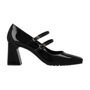 Zwarte lakleren jurkschoenen Lodi , Black , Dames