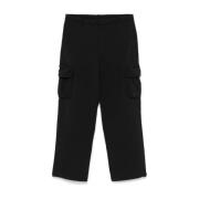 Zwarte Cargo Broek met Trekkoord Enkels Arte Antwerp , Black , Heren