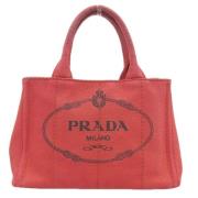 Pre-owned Canvas prada-bags Prada Vintage , Red , Dames