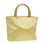 Pre-owned Satin prada-bags Prada Vintage , Yellow , Dames