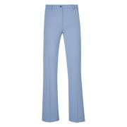 Lichtblauwe Palazzo Crepe Broek Liu Jo , Blue , Dames