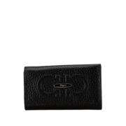 Pre-owned Leather key-holders Salvatore Ferragamo Pre-owned , Black , ...