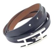 Pre-owned Leather belts Hermès Vintage , Black , Dames