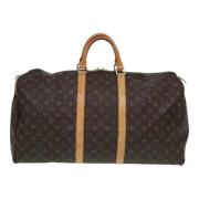 Pre-owned Canvas travel-bags Louis Vuitton Vintage , Brown , Dames