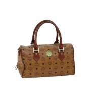 Pre-owned Leather handbags MCM Pre-owned , Brown , Dames