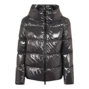 Grijze Glans Donsjas Aw24 Herno , Gray , Dames