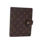 Pre-owned Canvas home-office Louis Vuitton Vintage , Brown , Dames