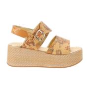 Elegante Sandalen van Kunstleer Alviero Martini 1a Classe , Beige , Da...